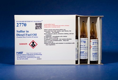 SRM 2770  柴油中的硫標準品(公稱質量分數40毫克/千克)
