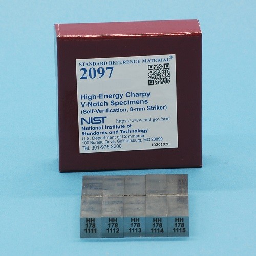 SRM 2097  高能Charpy V-缺口標(biāo)本(自驗(yàn)證，8毫米射手)