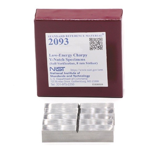 SRM 2093  低能量Charpy V-缺口樣本(自驗(yàn)證，8毫米射手)