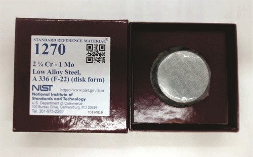 SRM 1270 La鋼，Cr-Mo(A 336)(F-22)標(biāo)準品